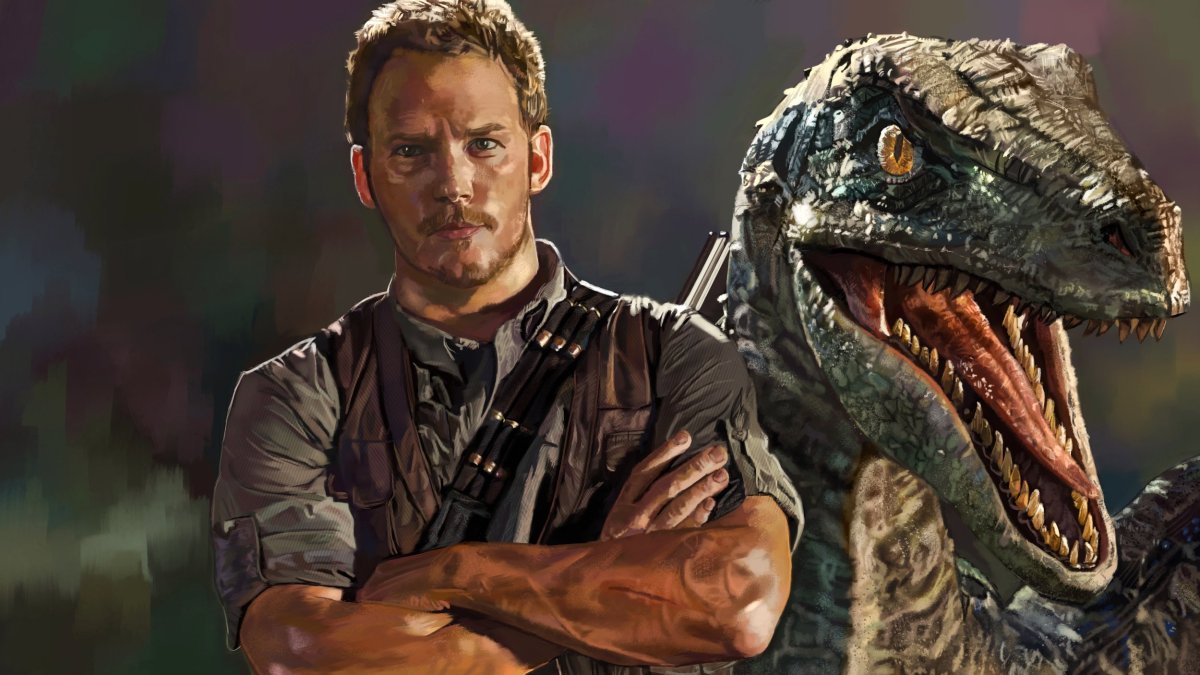 Крис Прэтт и велоцерапторы