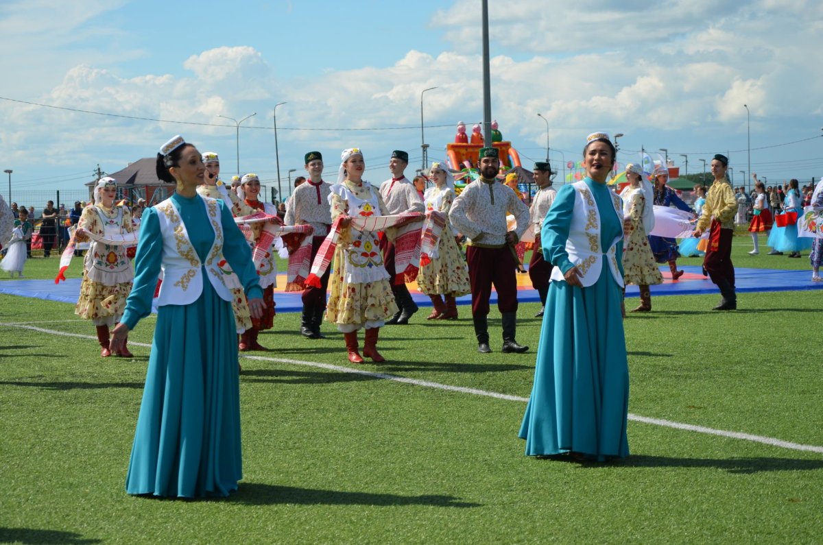 Праздник Сабантуй в живописи
