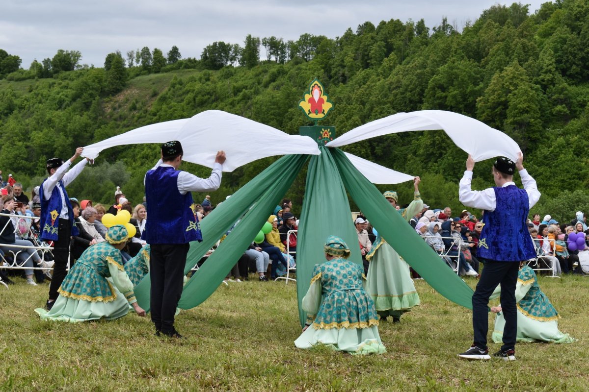 С праздником Сабантуй открытка