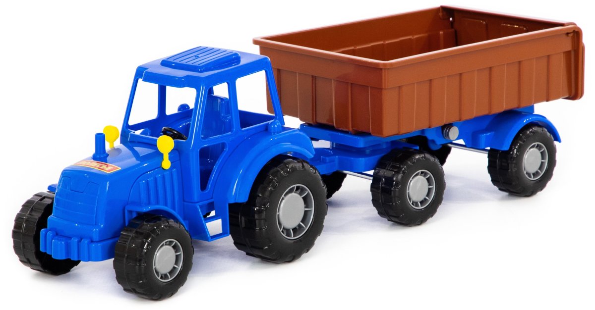 Трактор Полесье "Алтай №1", с прицепом