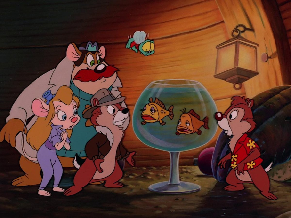 Маникюр чип и Дейл Гаечка