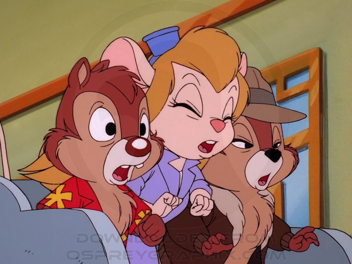 Чип и Дейл спешат на помощь логотип