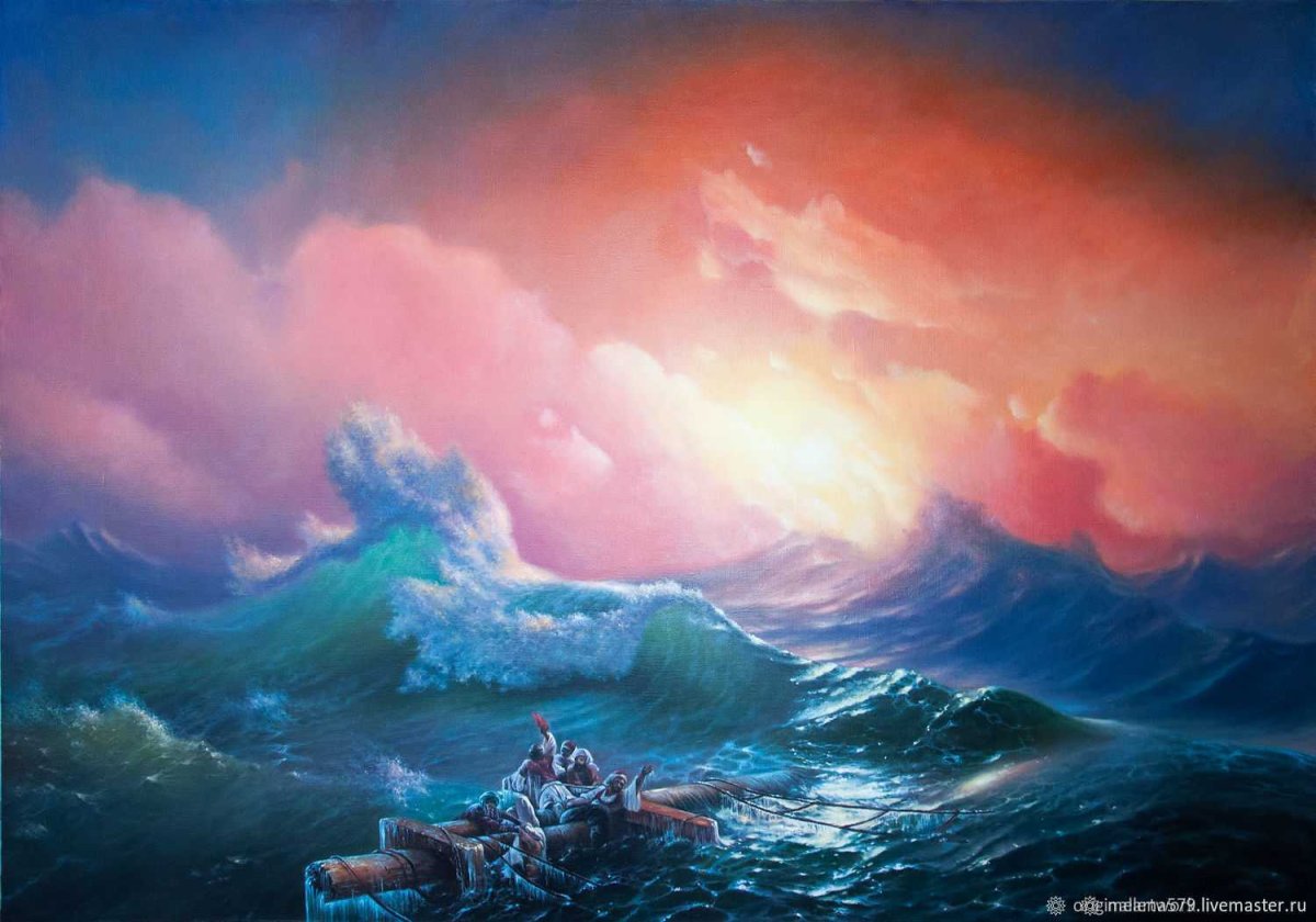 Картина Айвазовского туманное утро в Италии