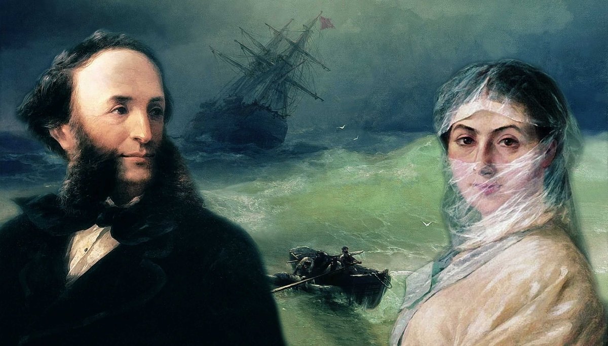 Иван Константинович Айвазовский. «Ночь на острове Родос». 1850.