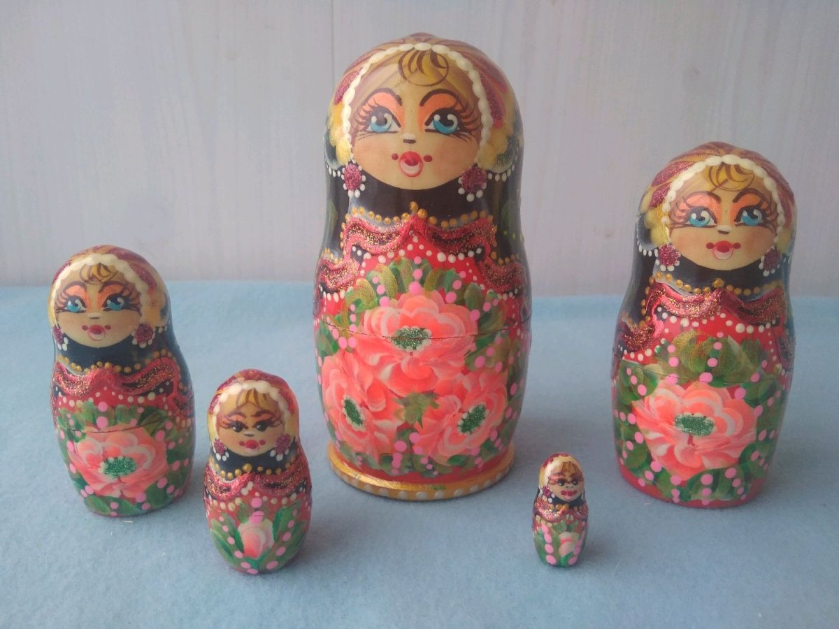 Матрешка "10 м поднос 110*220"