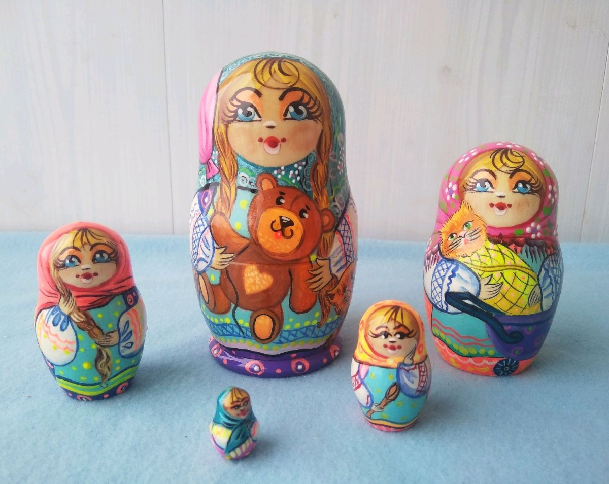 Матрешка 5 мест тройка летняя