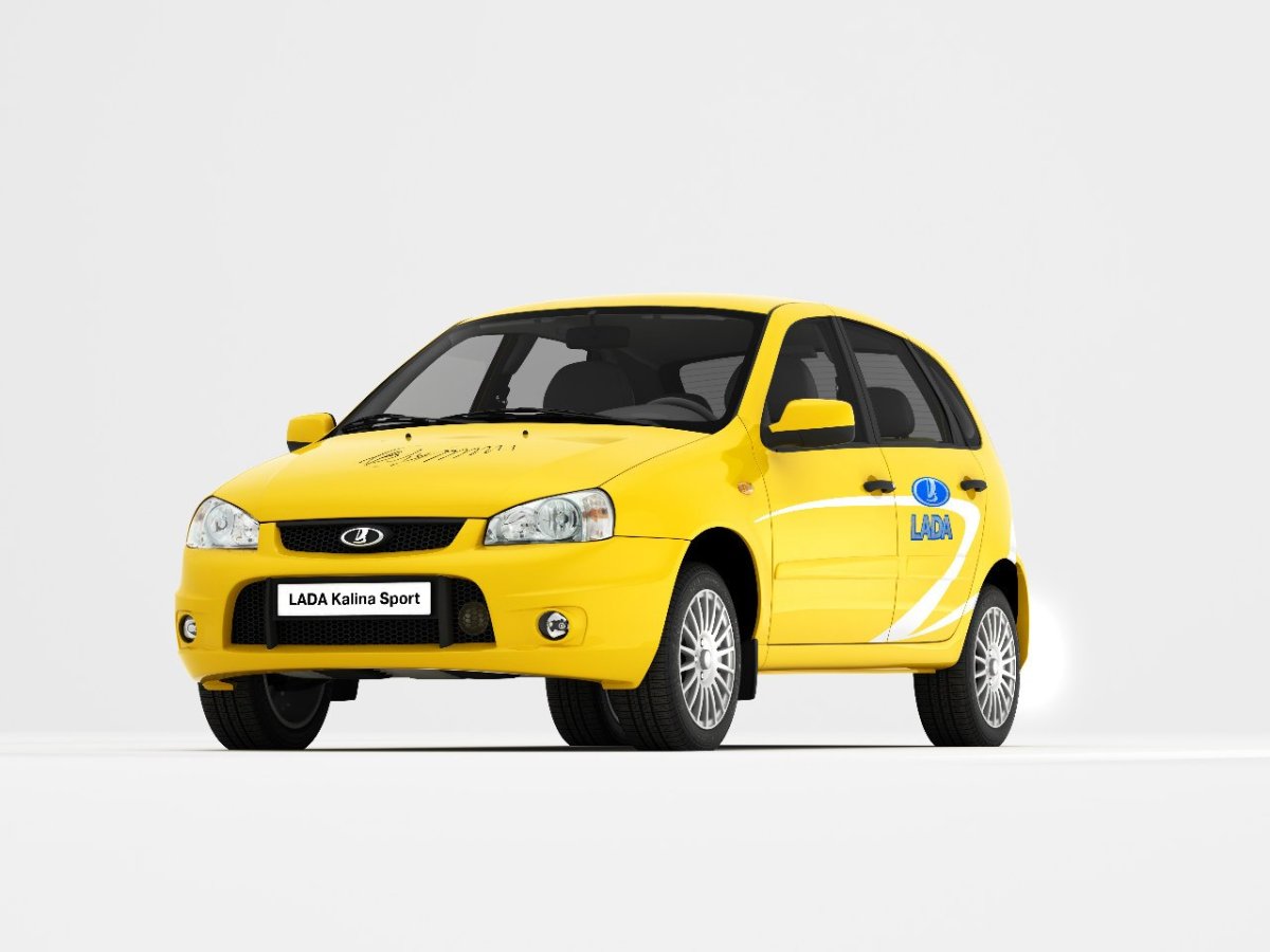 Лада Калина седан белая